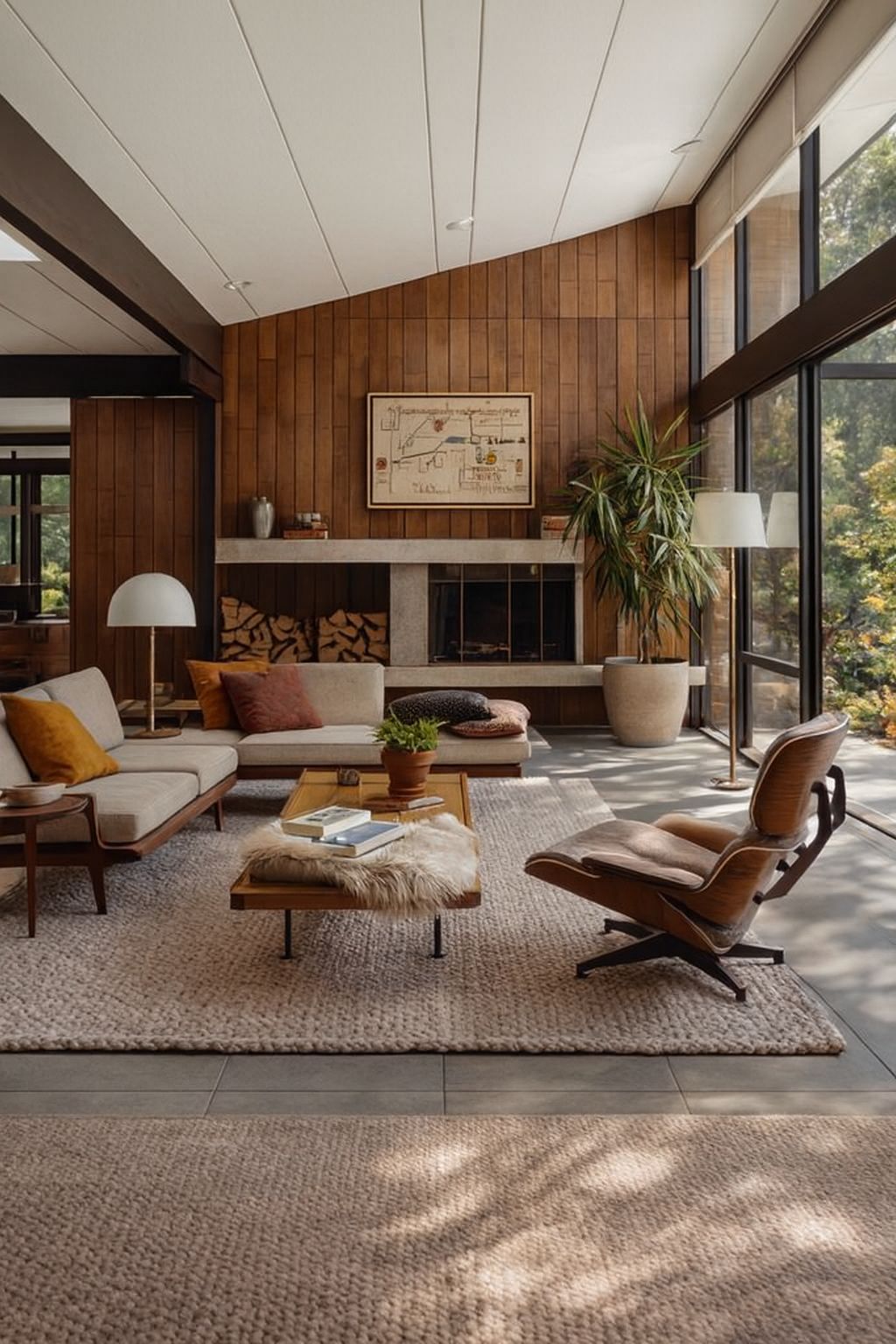 Retro living area