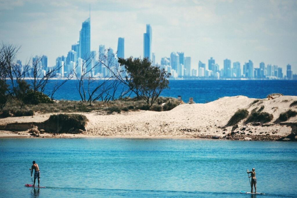 creek skyline in Currumbin, Gold Coast. The Old School Cleaning Co.