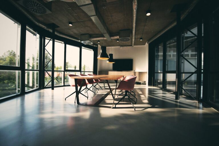 Modern office meeting room cleaning in Tallebudgera, Gold Coast. The Old School Cleaning Co.