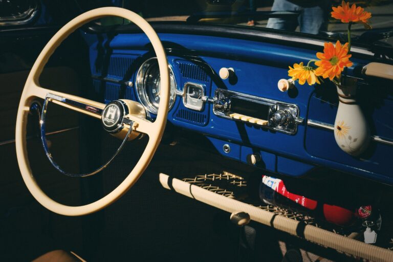 Retro car dashboard vintage, Gold Coast. The Old School Cleaning Co.