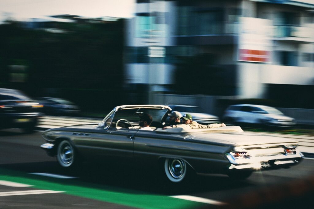 Vintage car retro, Gold Coast. The Old School Cleaning Co.